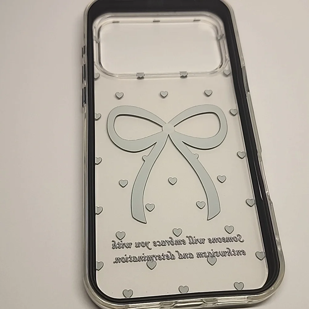 Brand new Apple IPhone 17 Pro Max Bow Silicone Phone case